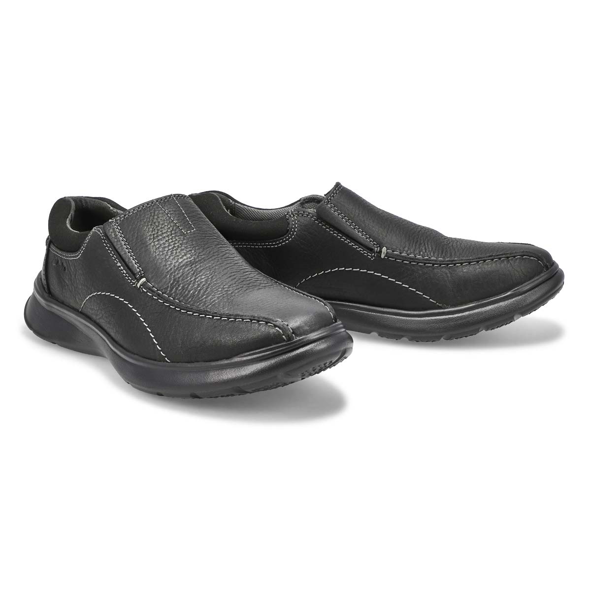 Mns Cotrell Step black slip on - WIDE