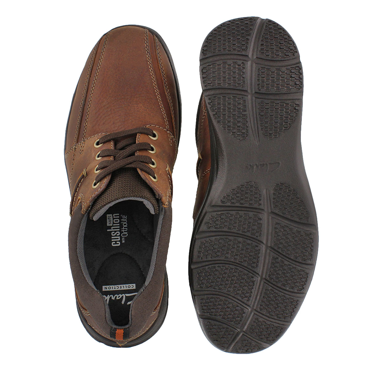 Mns Cotrell Walk tobacco oxford - WIDE