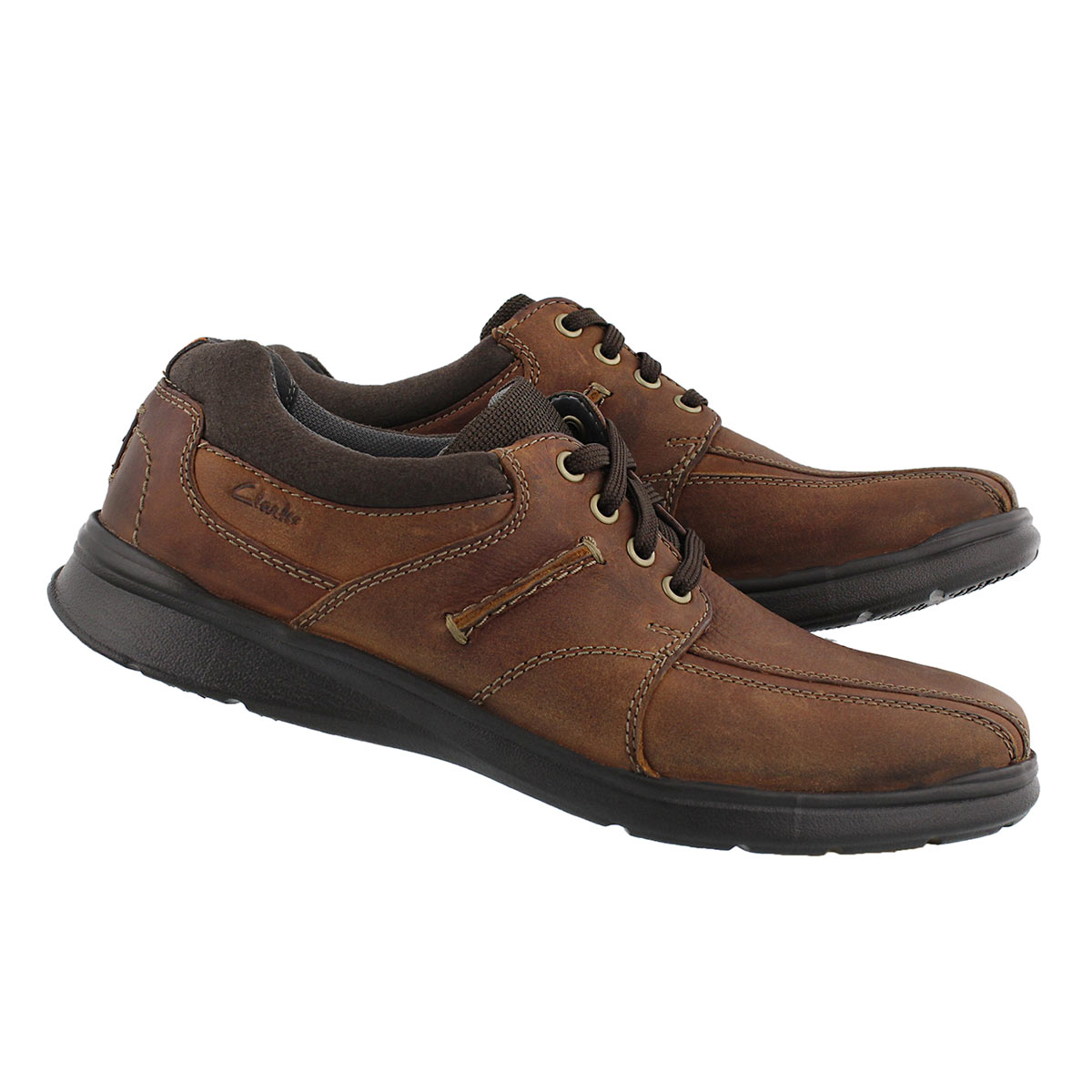Mns Cotrell Walk tobacco oxford - WIDE