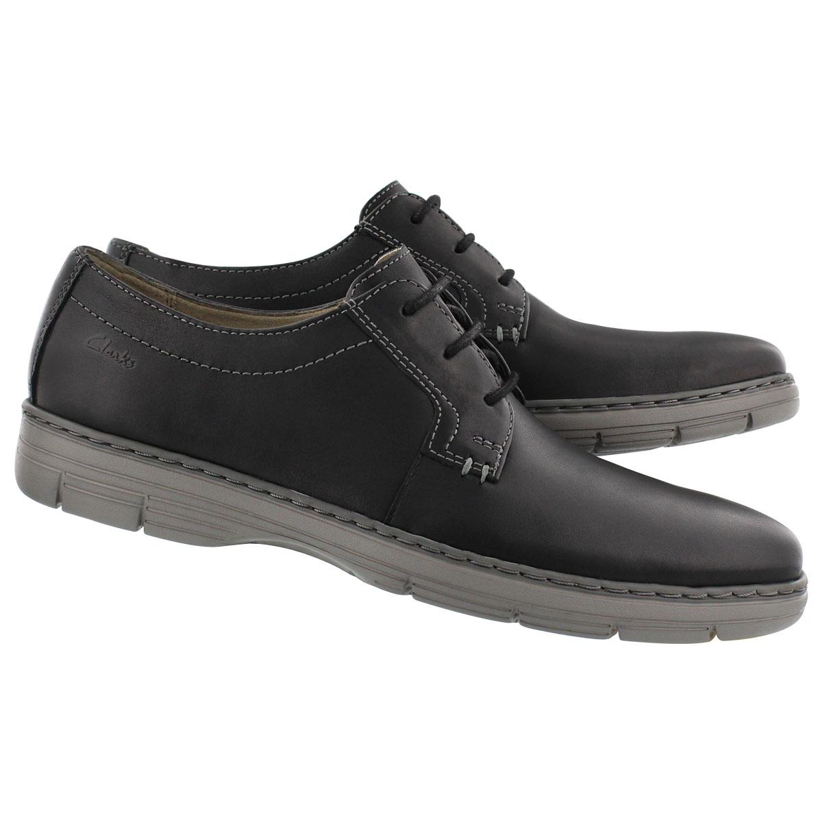 Mns Watts Pace black laceup casua oxford