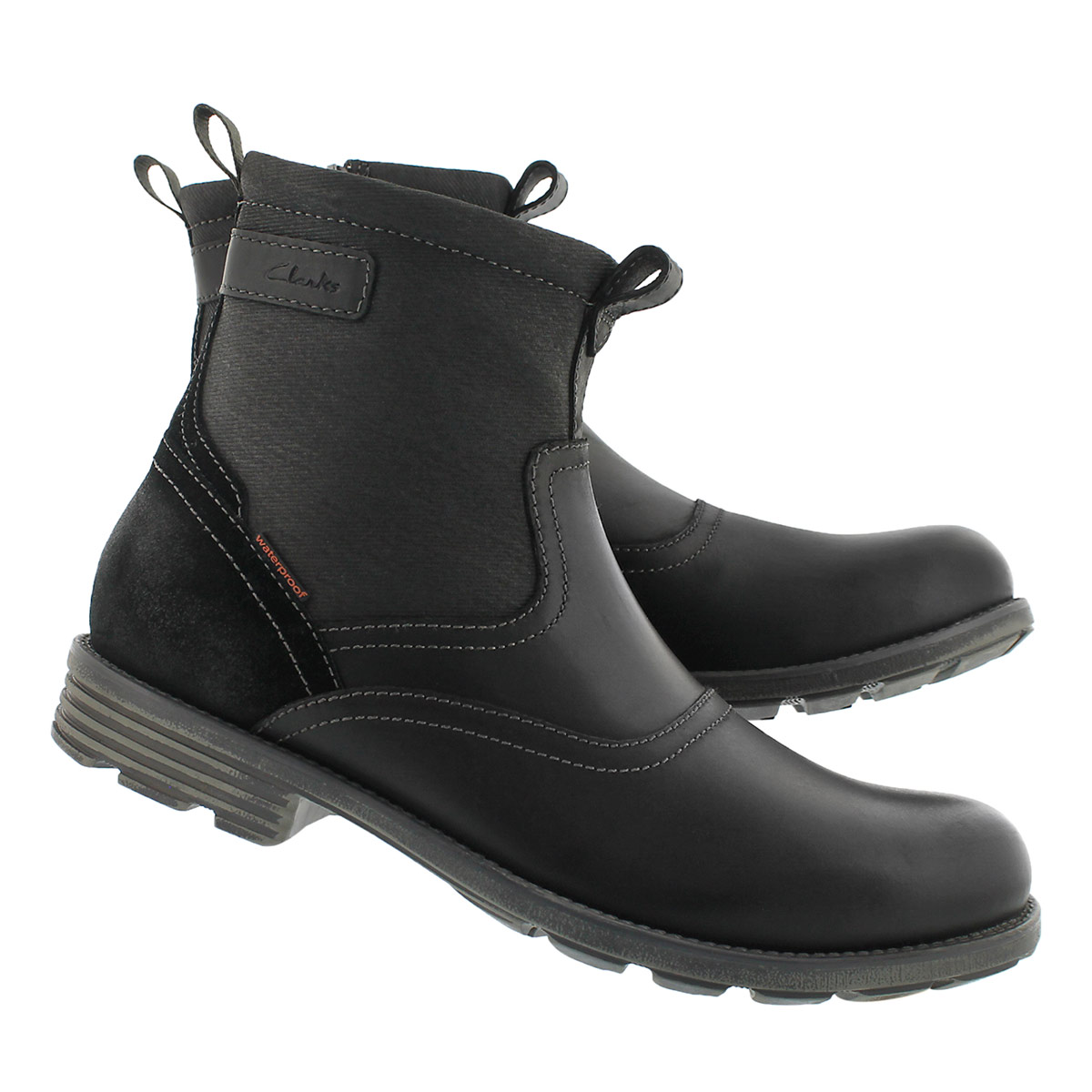 Mns Guard Top black slip on ankle boot