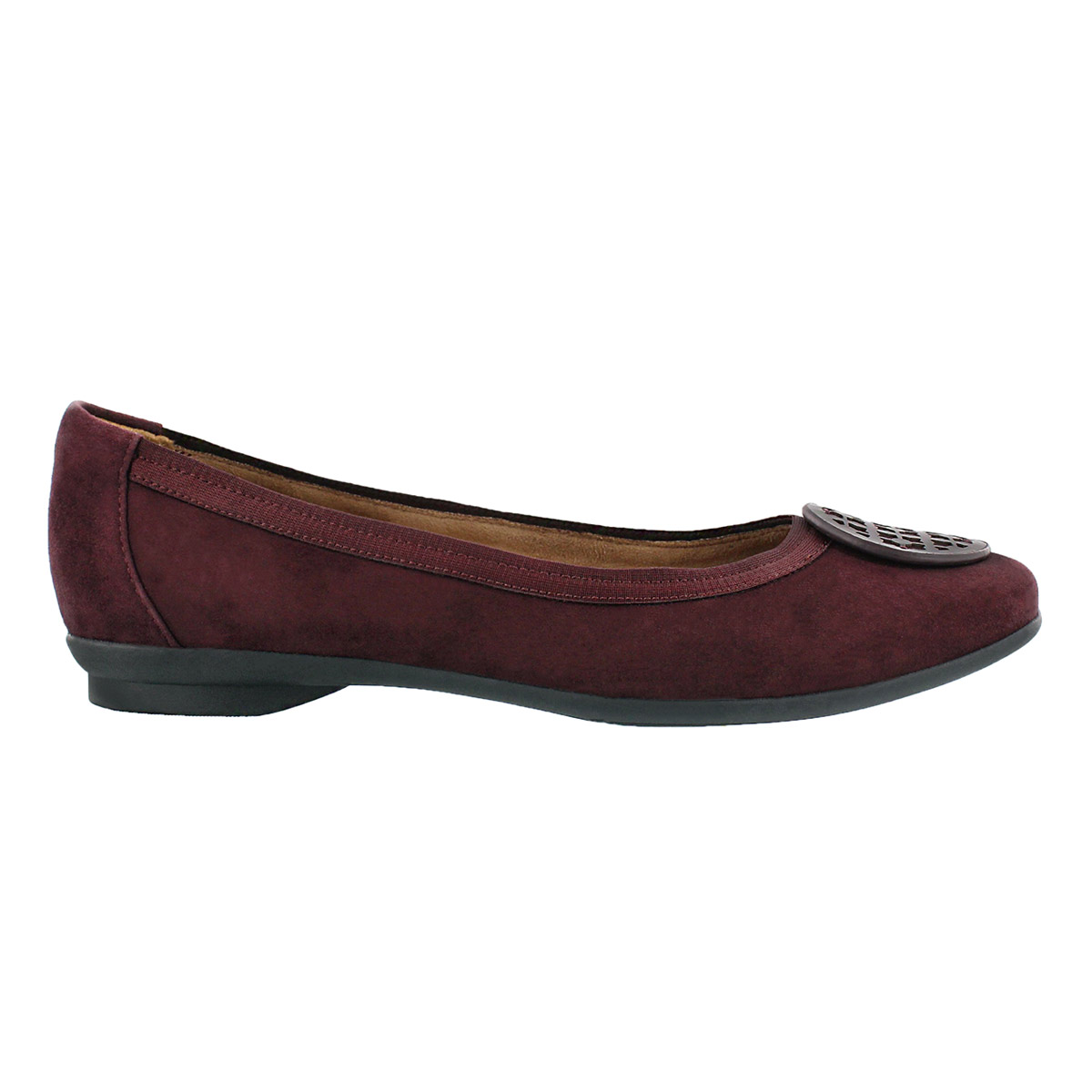 Lds Candra Blush aubergine flat-WIDE