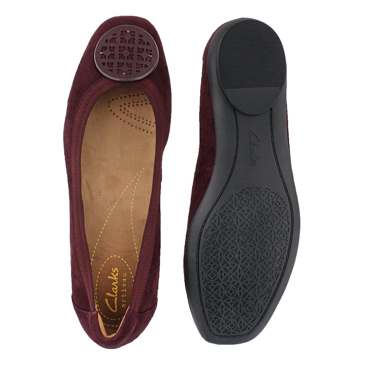 Lds Candra Blush aubergine flat-WIDE