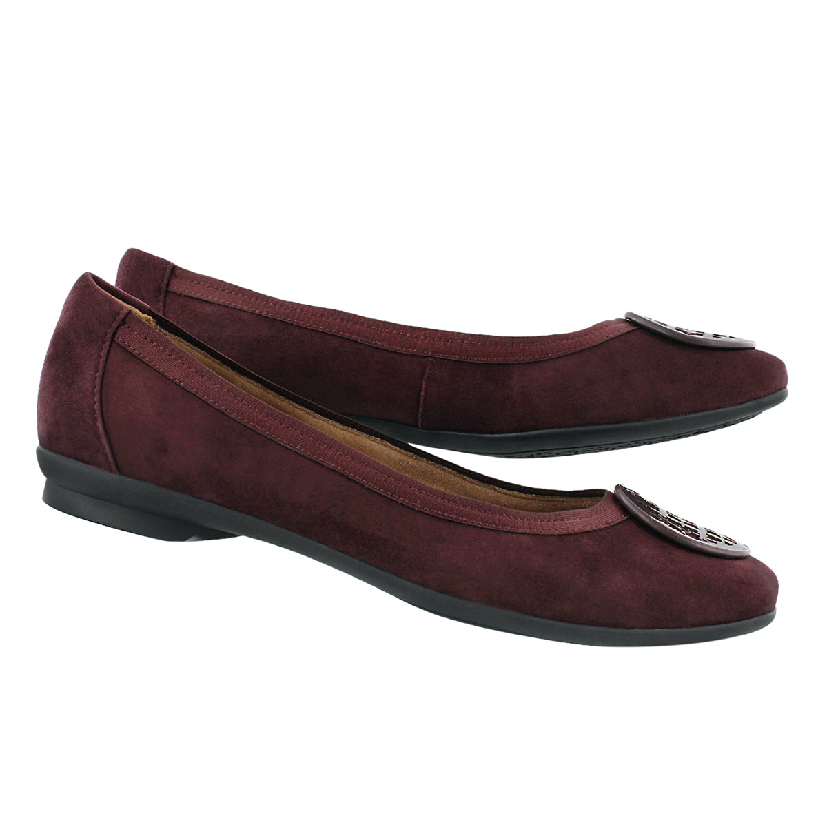 Lds Candra Blush aubergine flat-WIDE