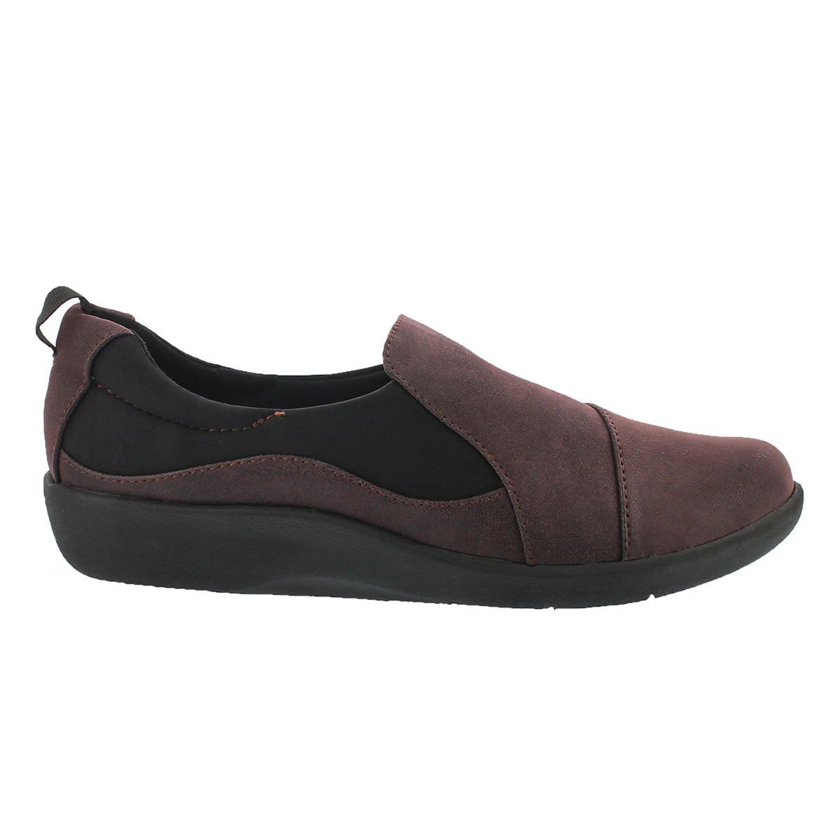 Lds Sillian Paz aubergine casual loafer