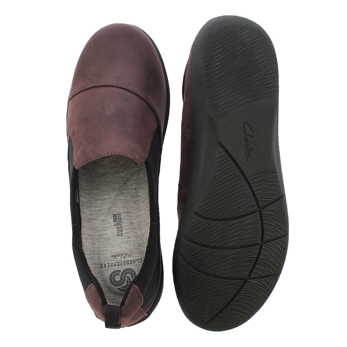 Lds Sillian Paz aubergine casual loafer
