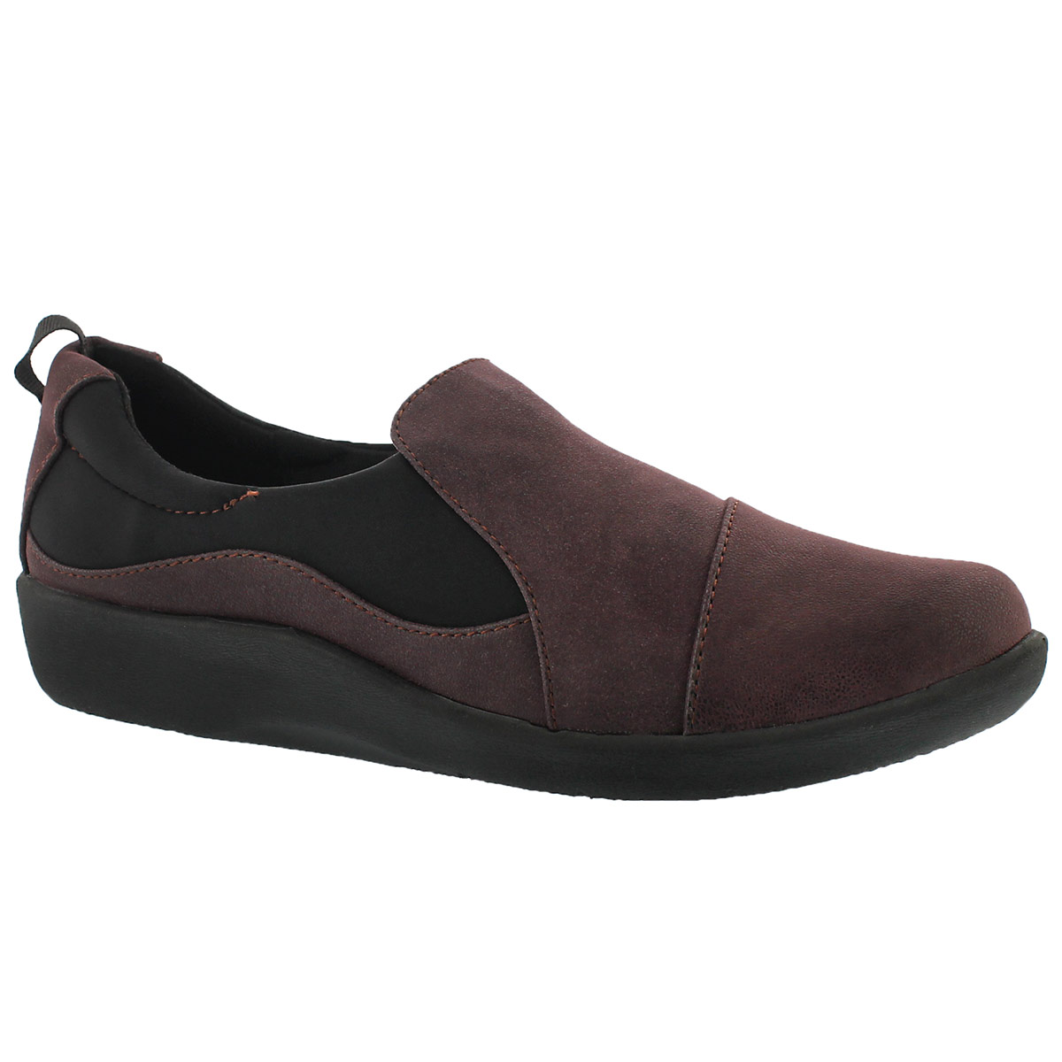 Lds Sillian Paz aubergine casual loafer