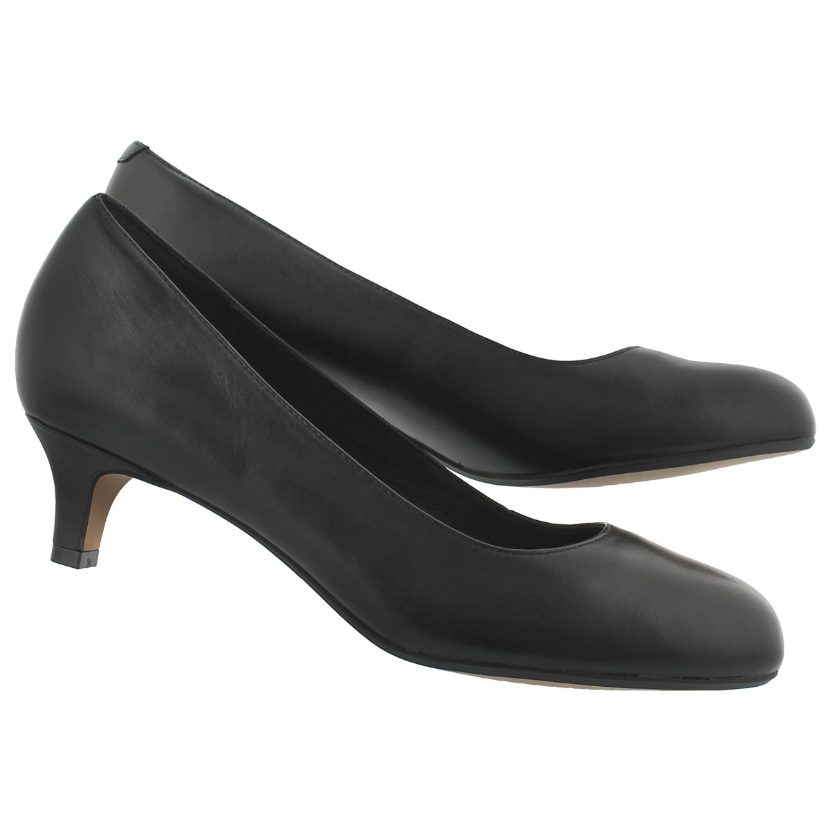 Lds Heavenly Shine black dress heel-WIDE