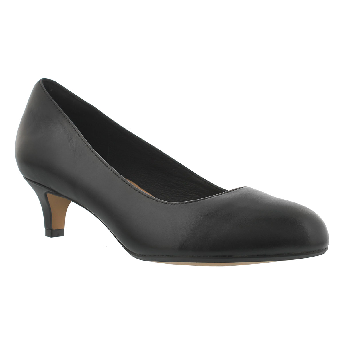 Lds Heavenly Shine black dress heel-WIDE