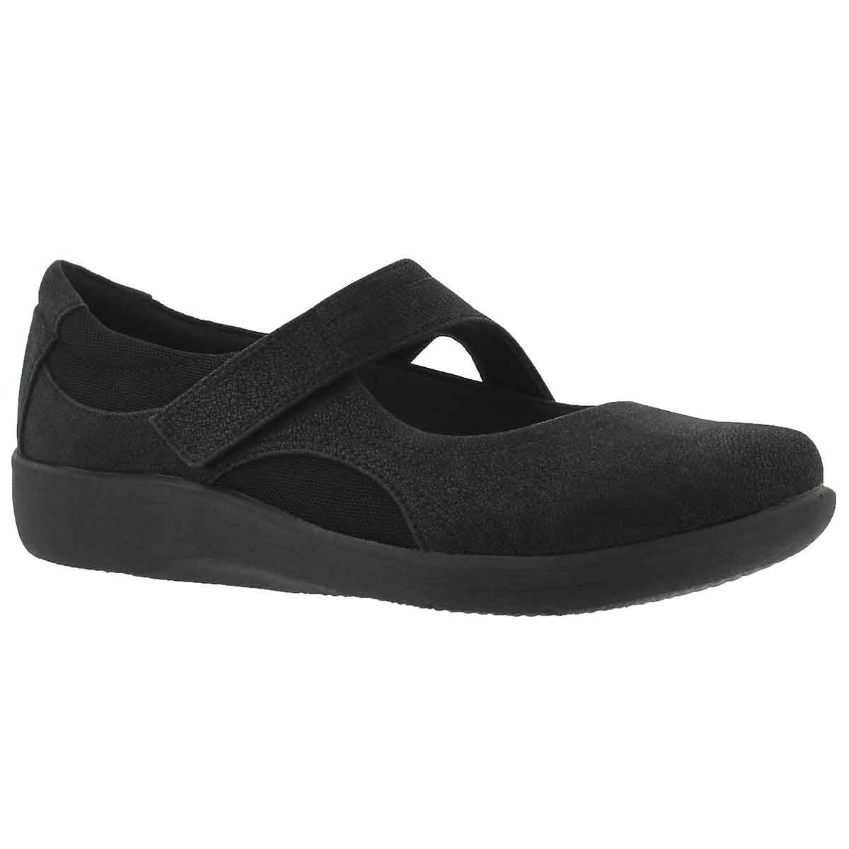 Lds Sillian Bella blk casual mary jane