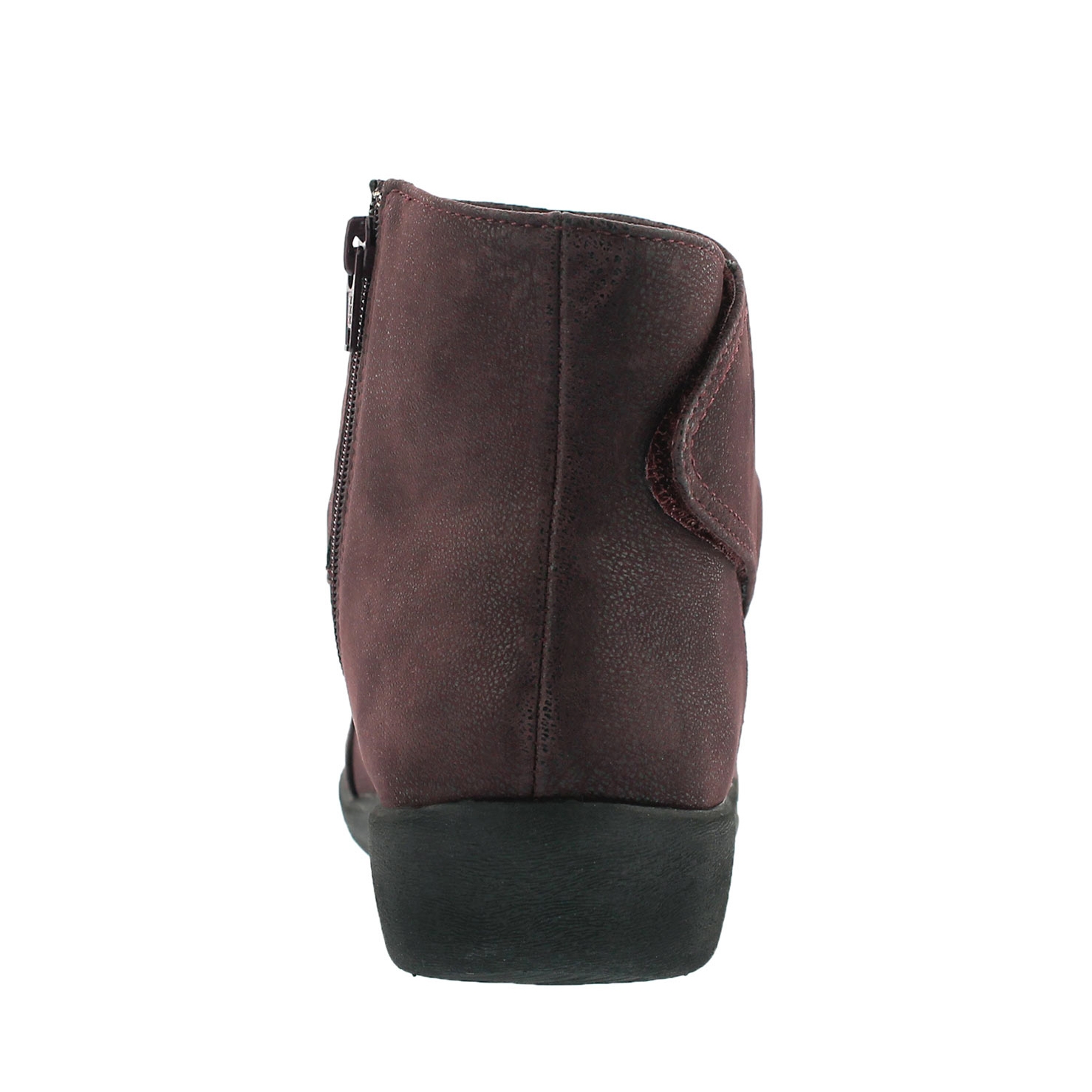 Lds Sillian Chell aubergine ankle boot