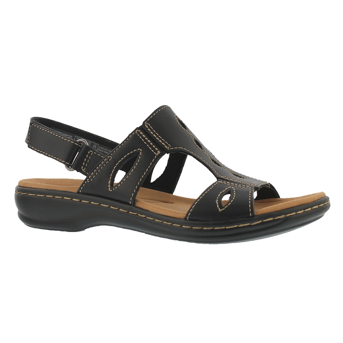 Women's LEISA LAKELYN black casual slide sandals