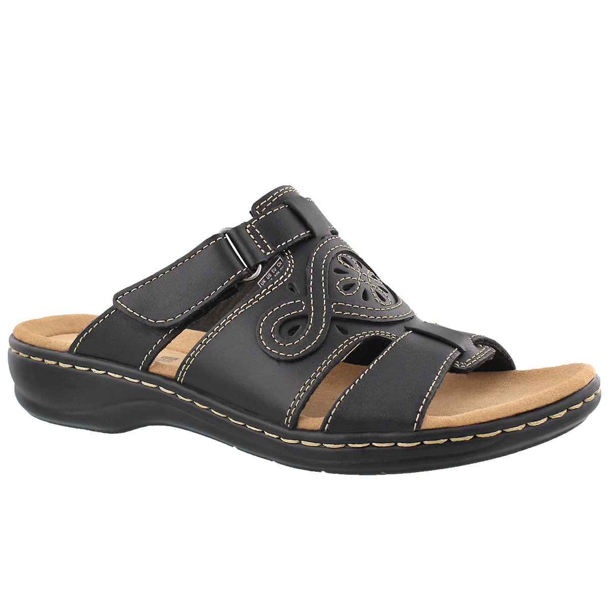 Lds Leisa Higley black casual slide sndl
