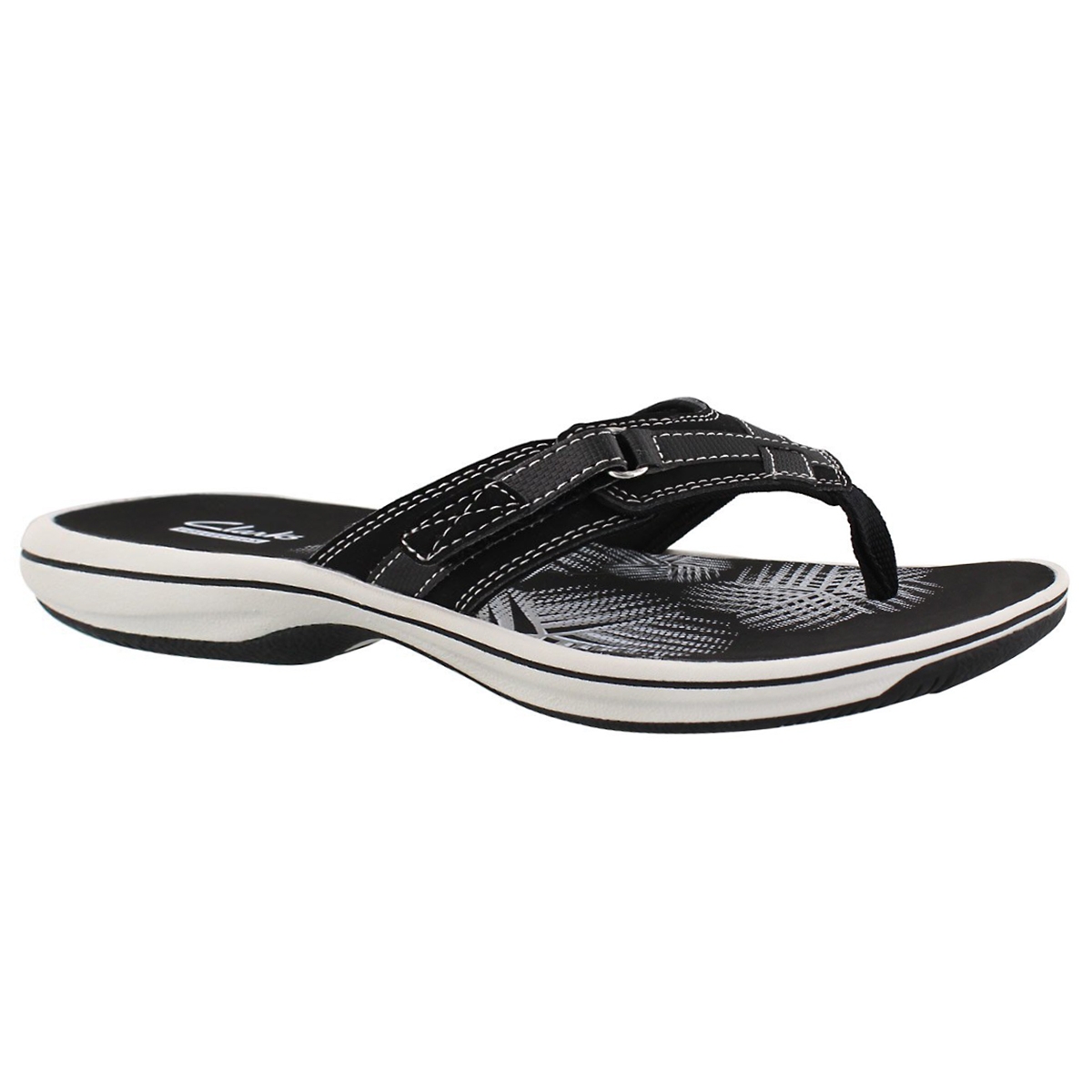 Lds Breeze Sea black thong sandal