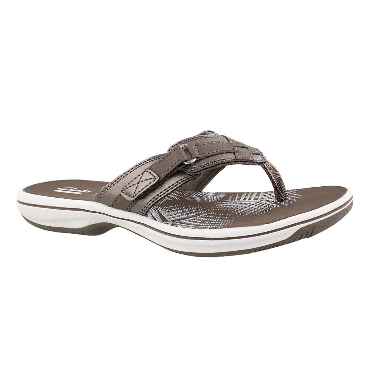 Women's BREEZE SEA pewter thong sandals