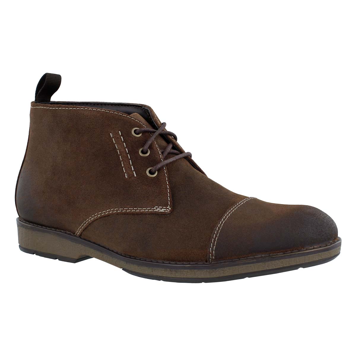 Men's HINMAN MID dark tan chukka boots