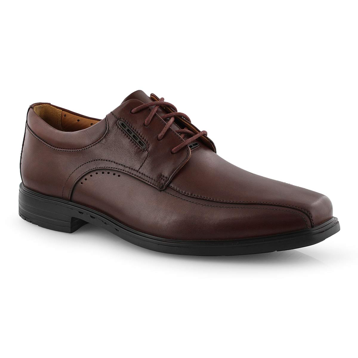 Mns UnKenneth Way brown dress shoe-wide