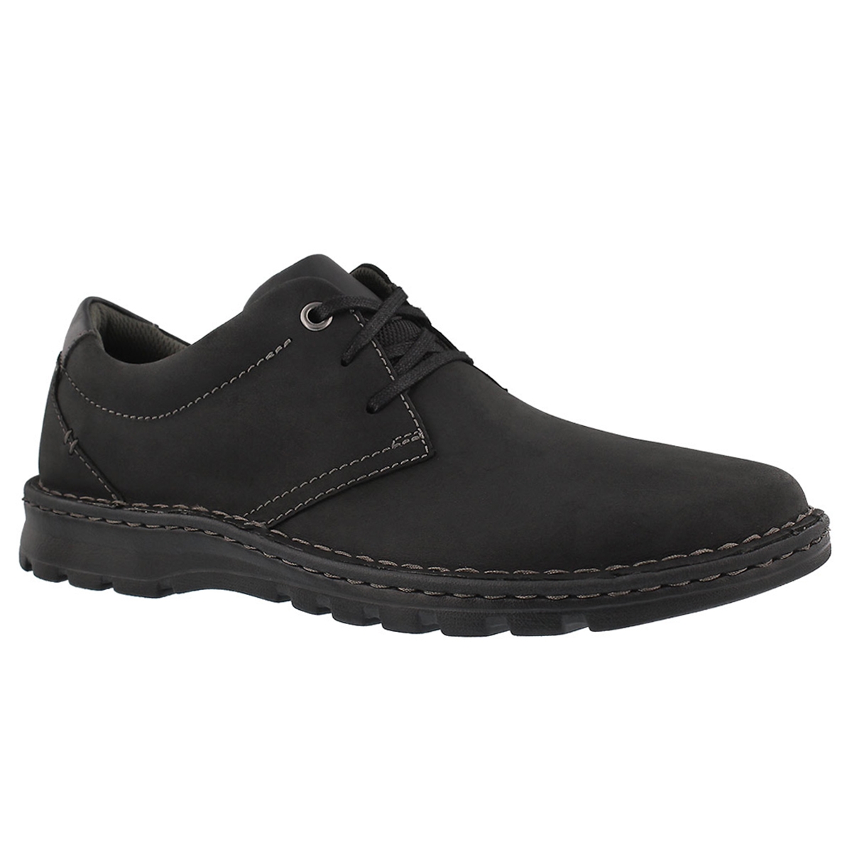 Mns Vanek Plain black casual oxford