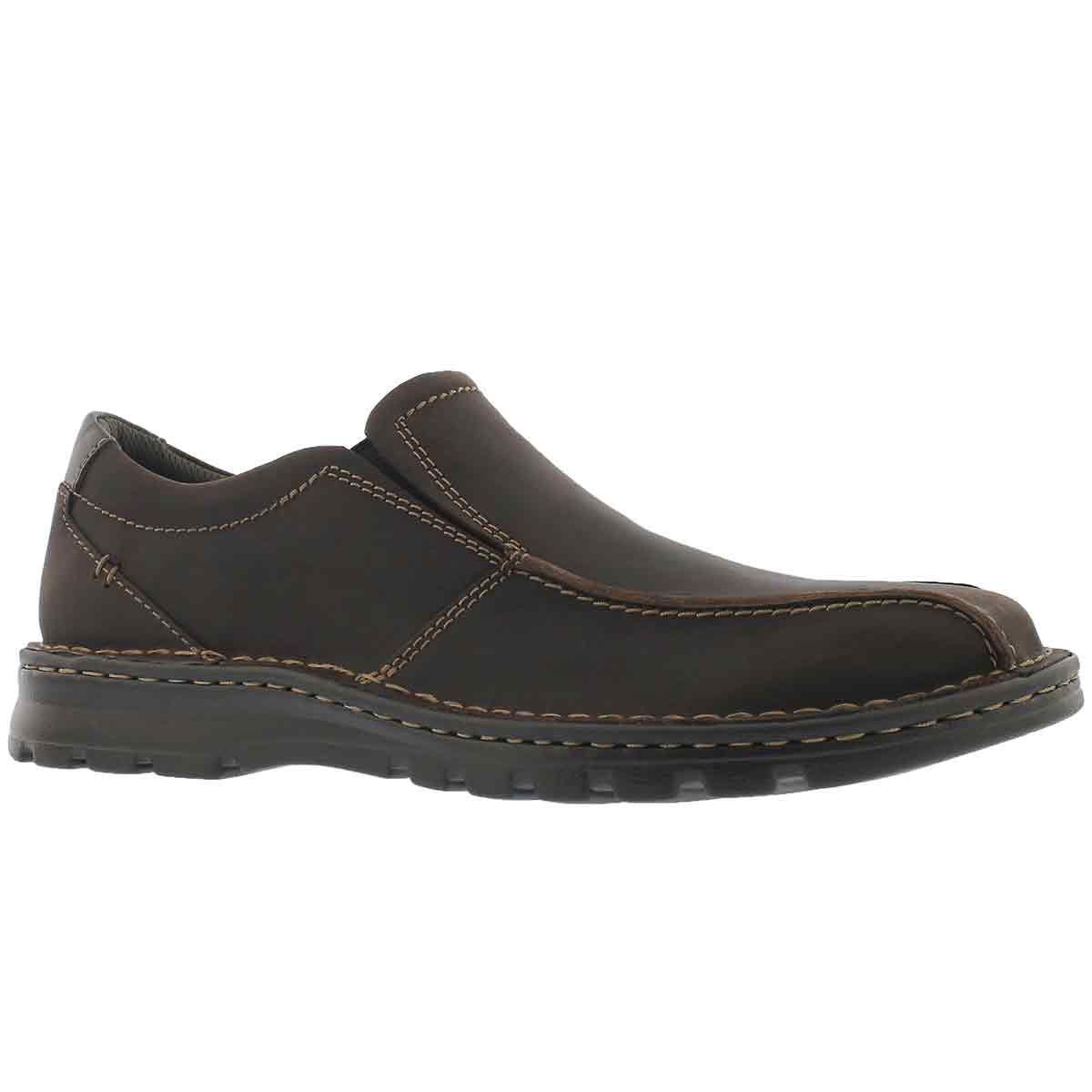 Men's VANEK STEP dark brown casual slip ons