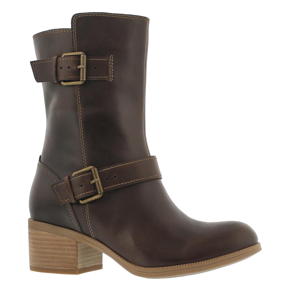 Women's MAYPEARL OASIS dark tan mid-calf boots