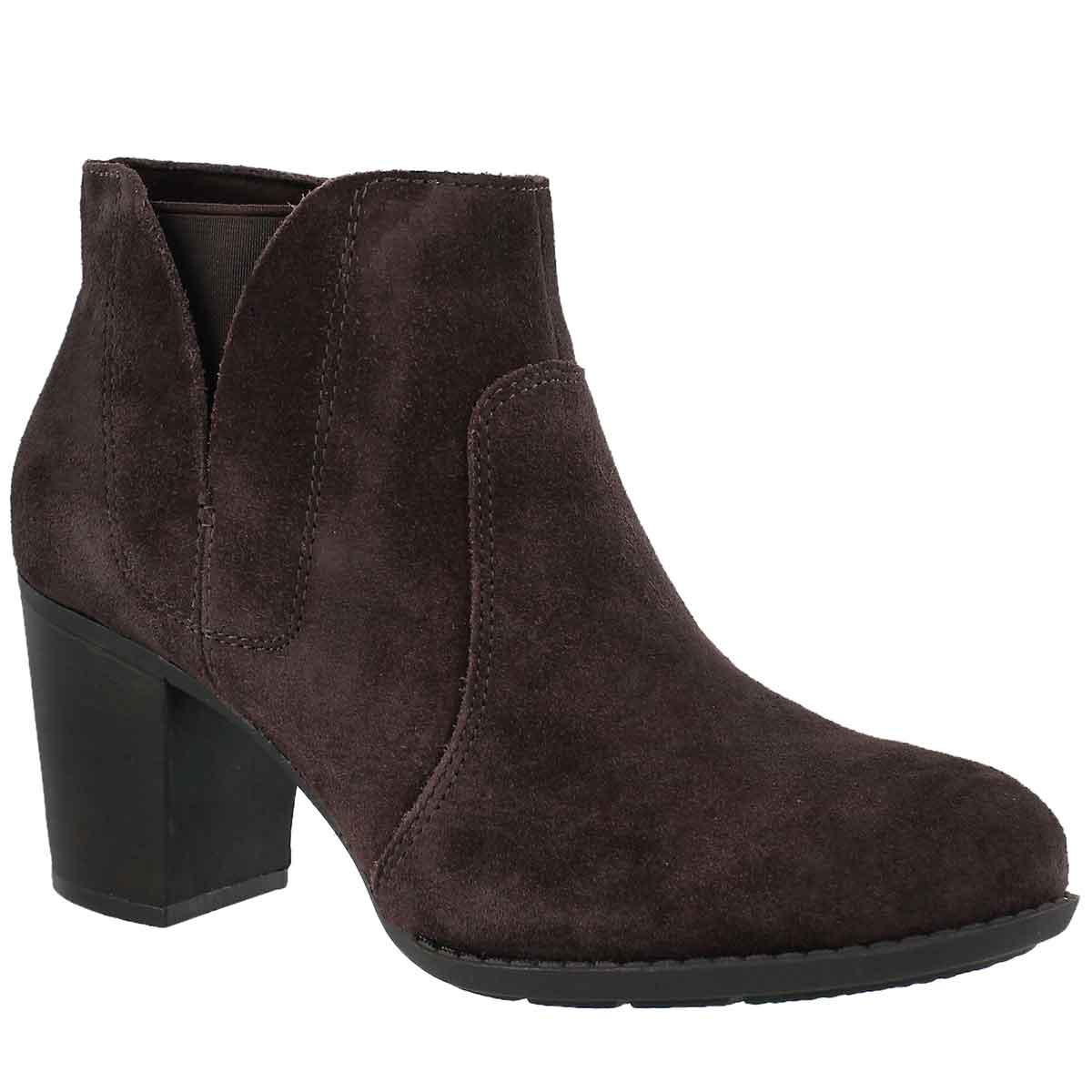 Women's ENFIELD SENYA dark brown dress booties