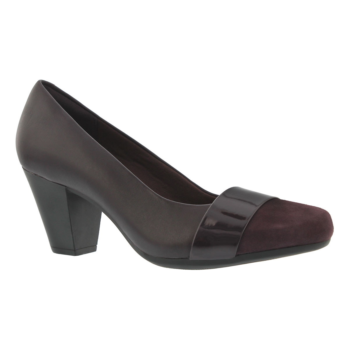 Women's GARNIT LUCIA aubergine dress heels