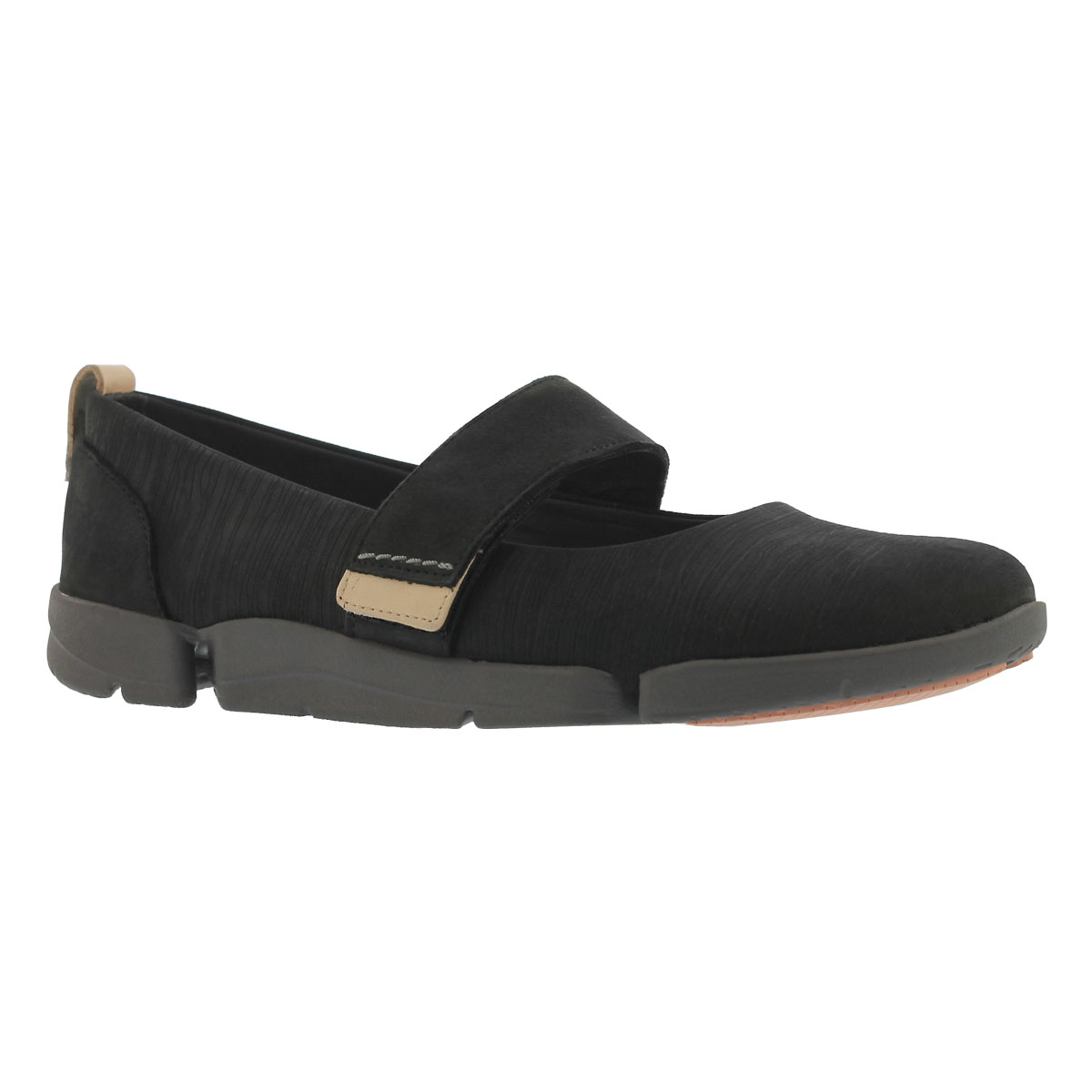 Women's TRI CARRIE black casual mary janes