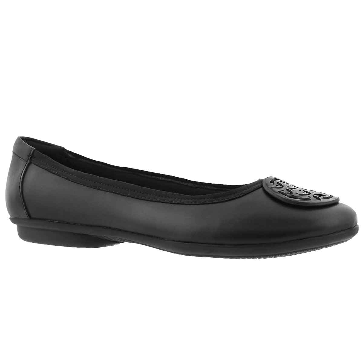 clarks womens black flats \u003e Clearance shop