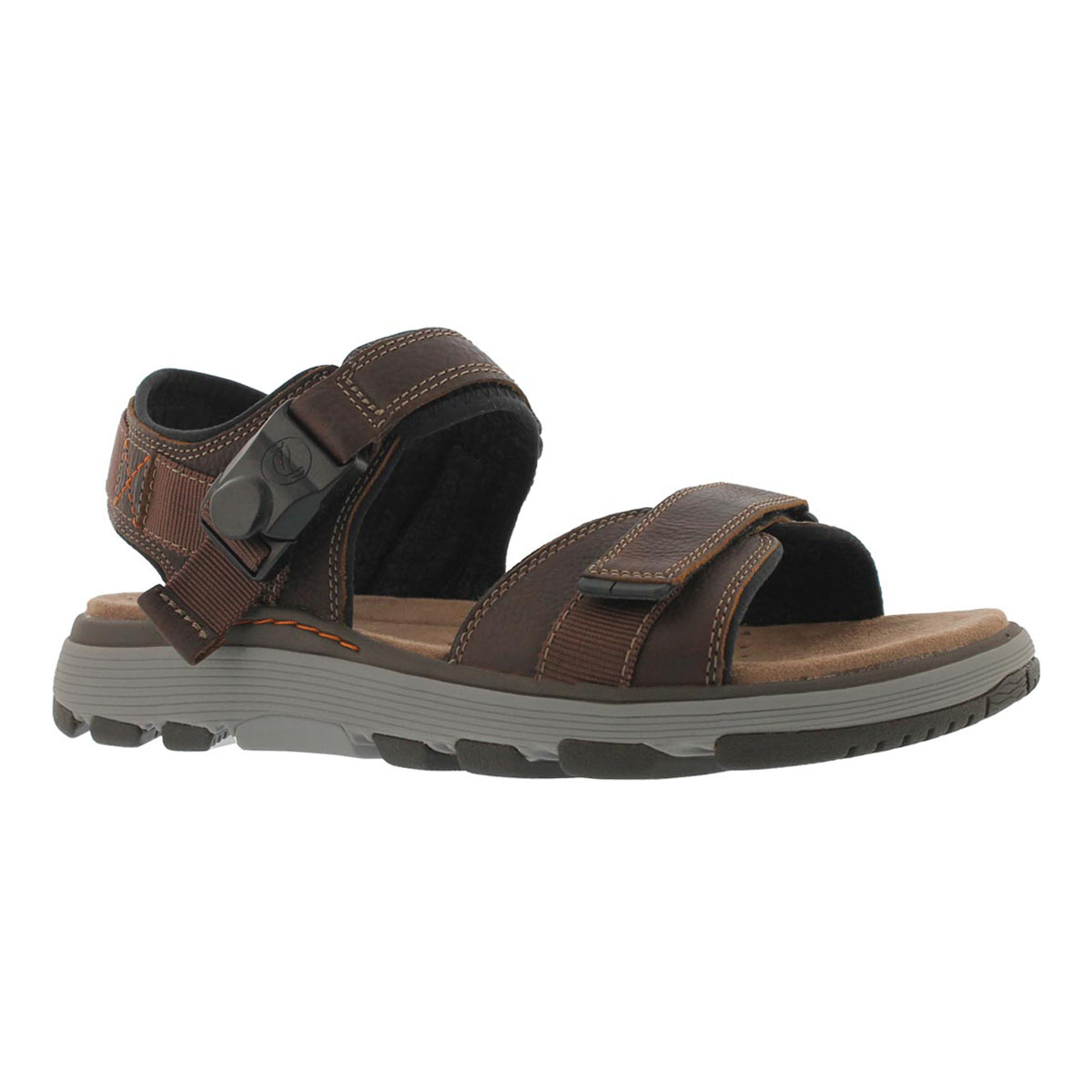 Men's UNTREK PART dark tan casual sandal