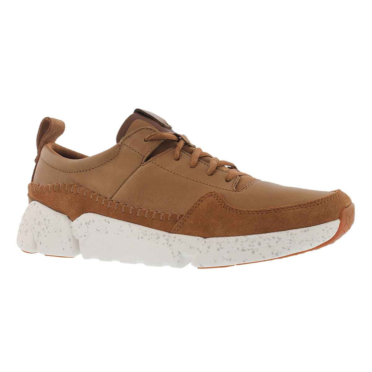 Men's TRIACTIVE RUN tan lace up sneakers