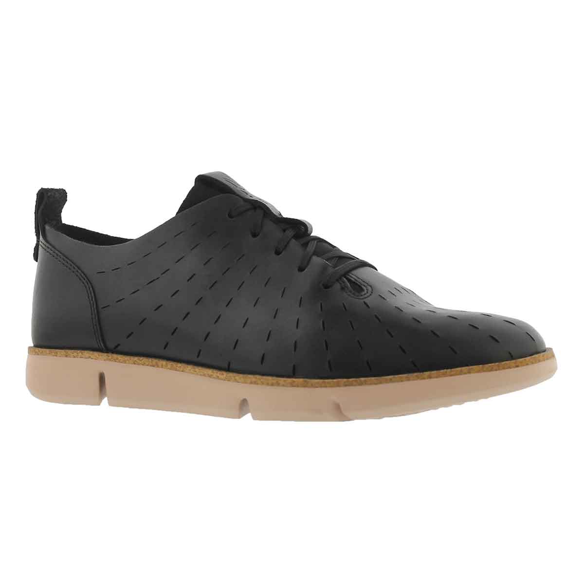 Women's TRI ETCH black lace up sneakers