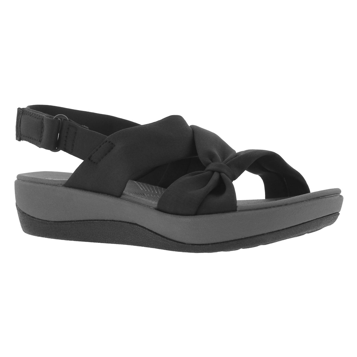 Women's ARLA PRIMROSE black wedge sandals
