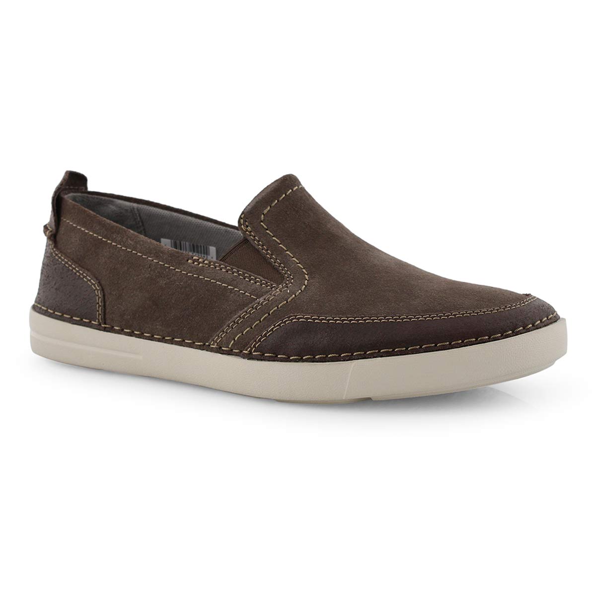 Mns Gosler Race taupe casual slip on