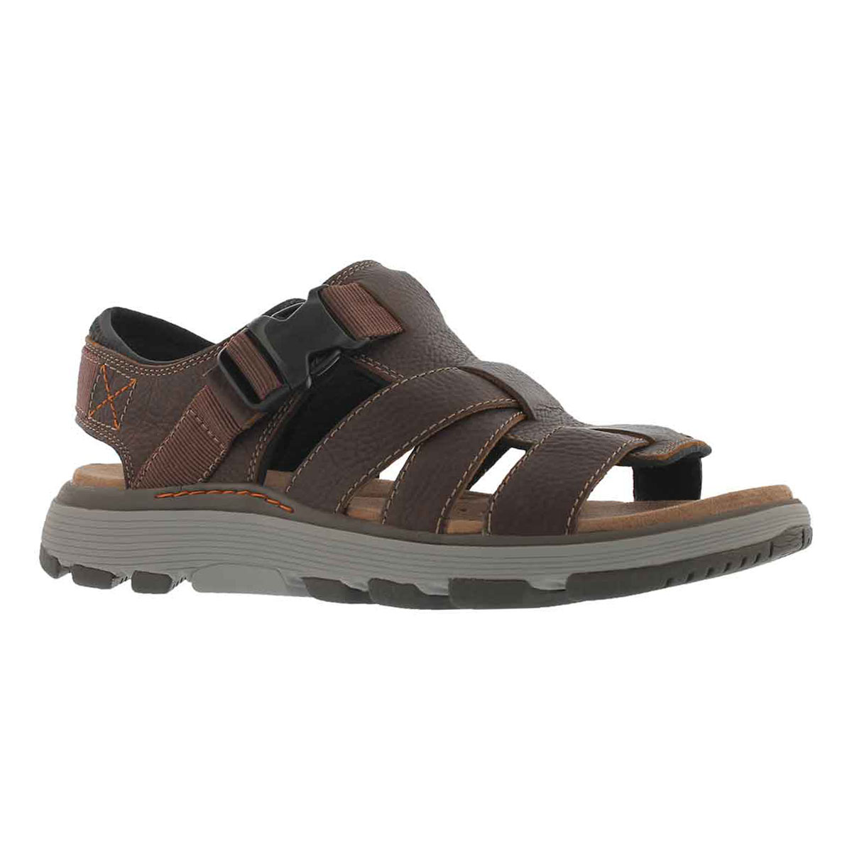 Men's UNTREK COVE dark tan casual sandal