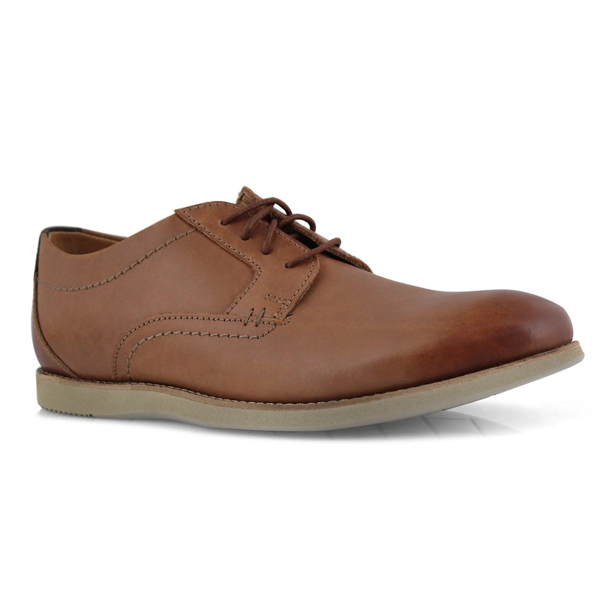 Mns Raharto Plain dk tan dress oxford