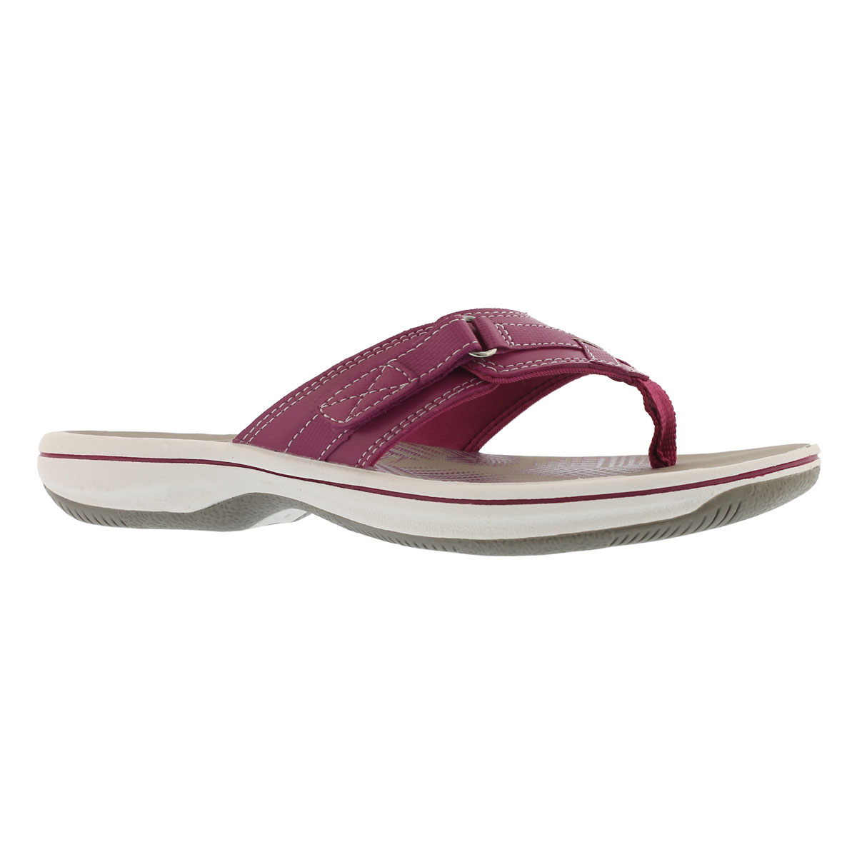 Women's BREEZE SEA magenta thong sandals