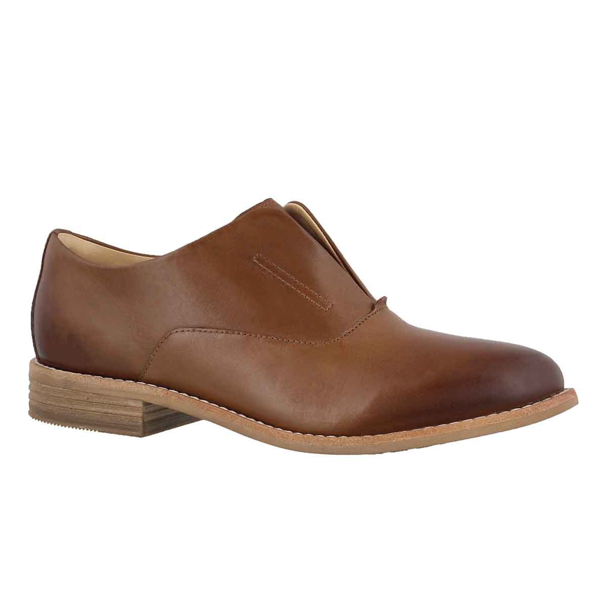Women's EDENVALE OPAL dark tan casual oxfords