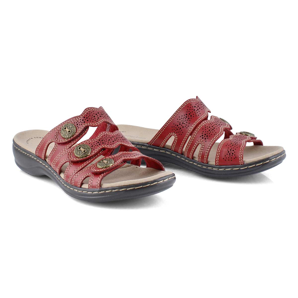 clarks leisa grace slide sandals