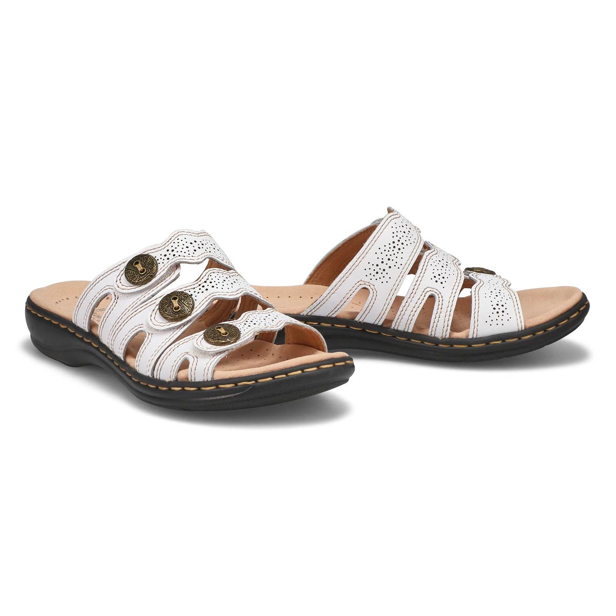 clarks leisa grace slide sandals