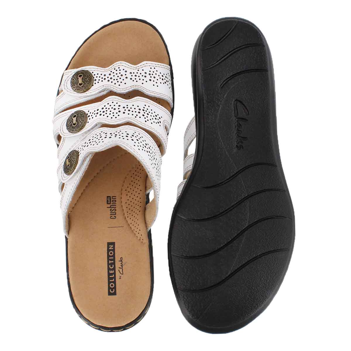clarks leisa grace slide sandals