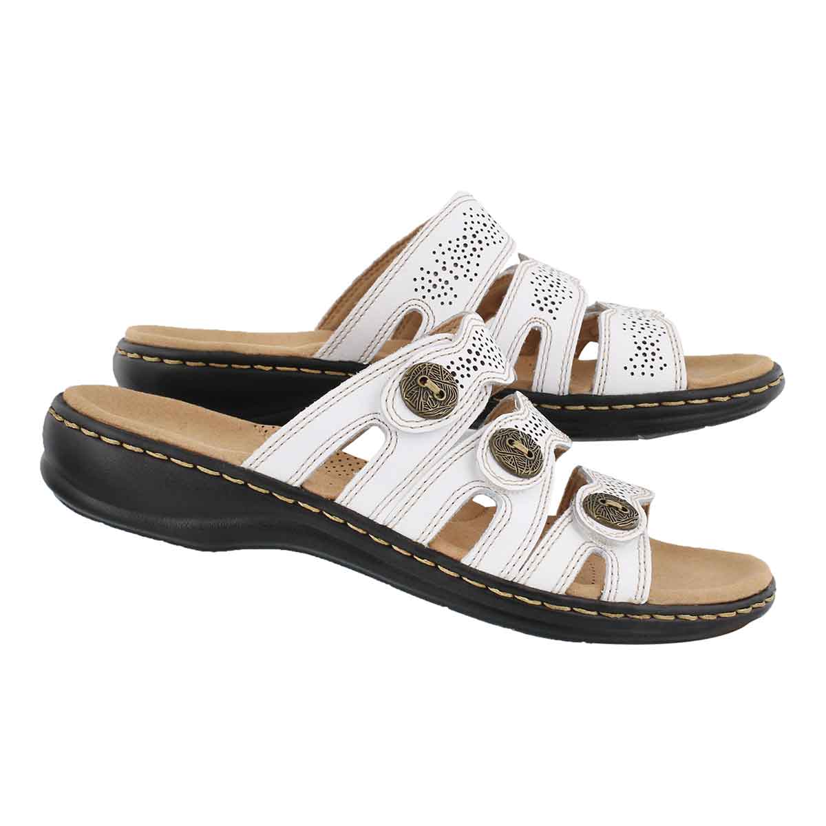 clarks leisa grace slide sandals