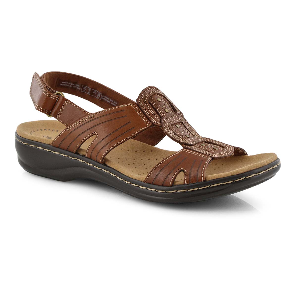 Lds Leisa Vine dark tan casual sandal