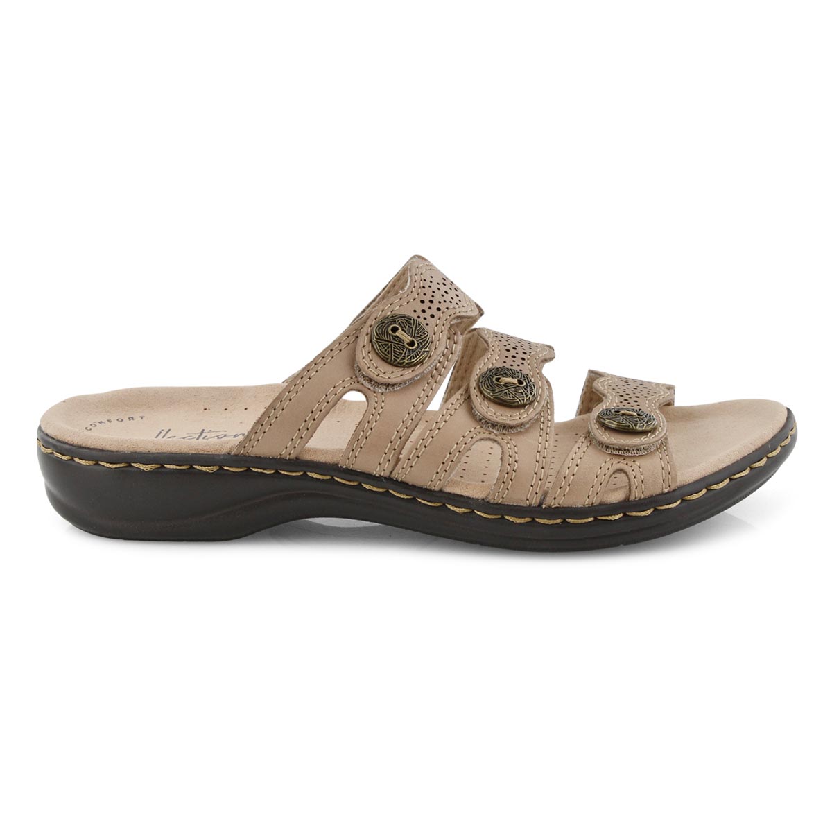 clarks leisa grace slide sandals