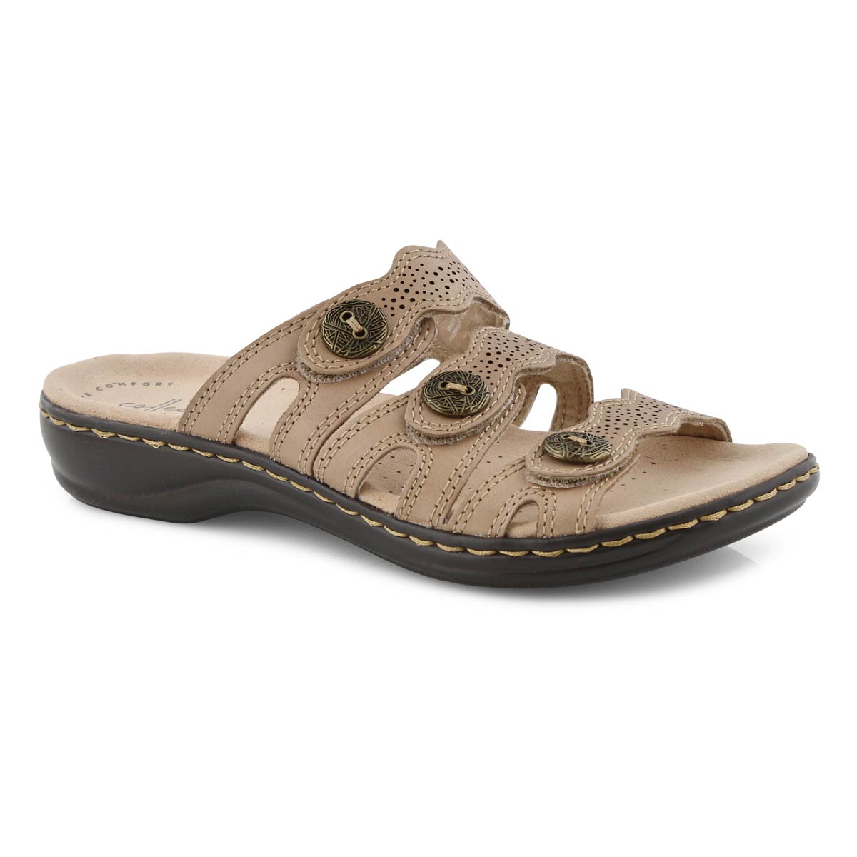 clarks leisa grace slide sandals