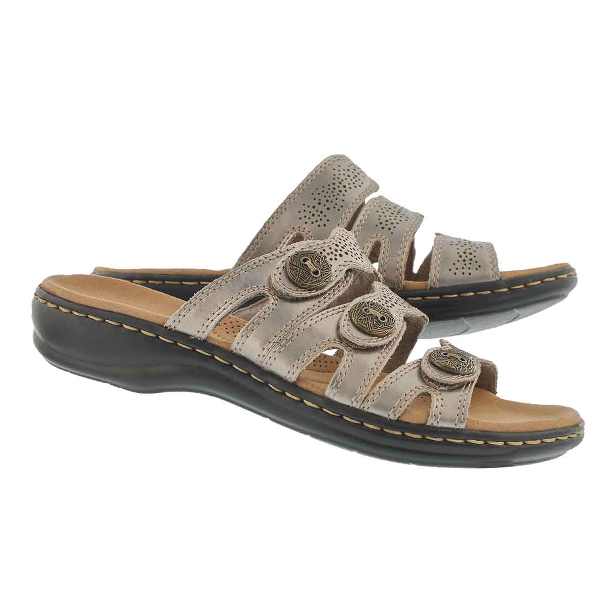 clarks leisa grace slide sandals