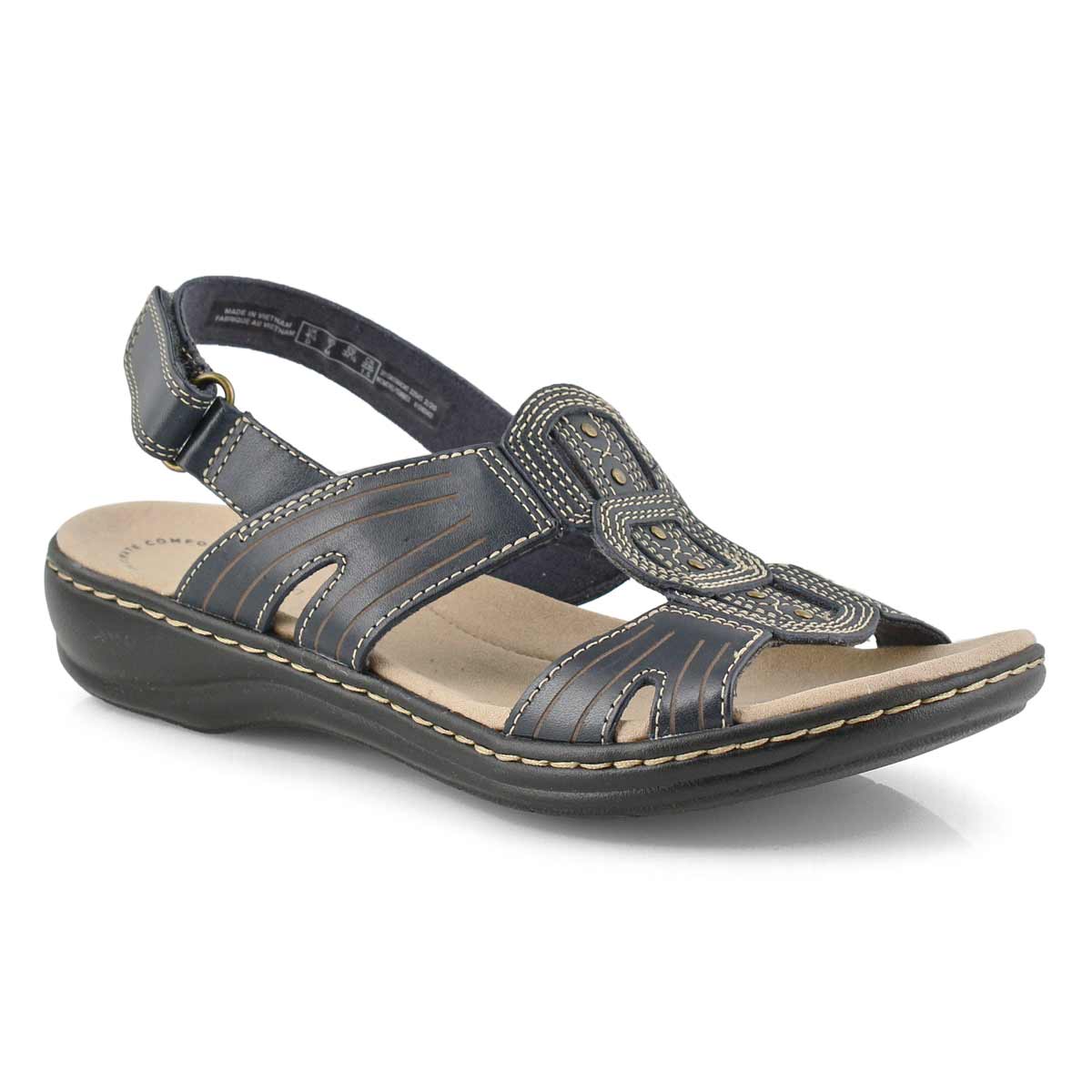 Lds Leisa Vine navy casual sandal