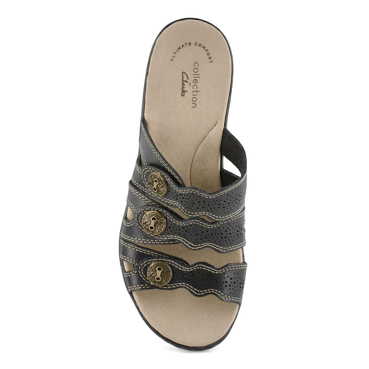 clarks leisa grace slide sandals