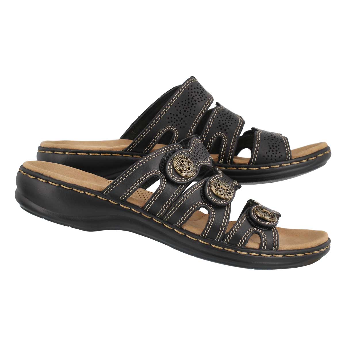 clarks leisa grace slide sandals
