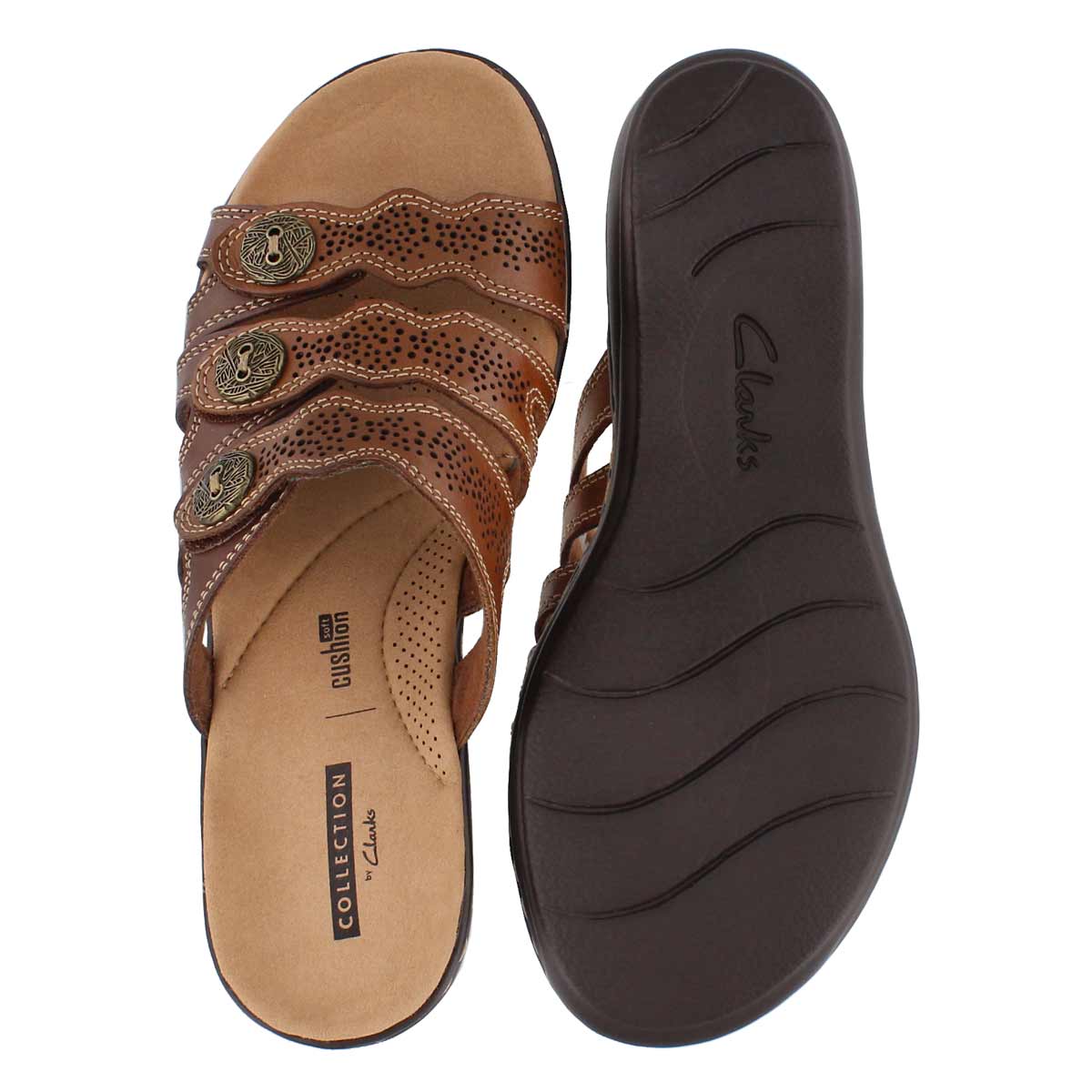 clarks leisa grace slide sandals
