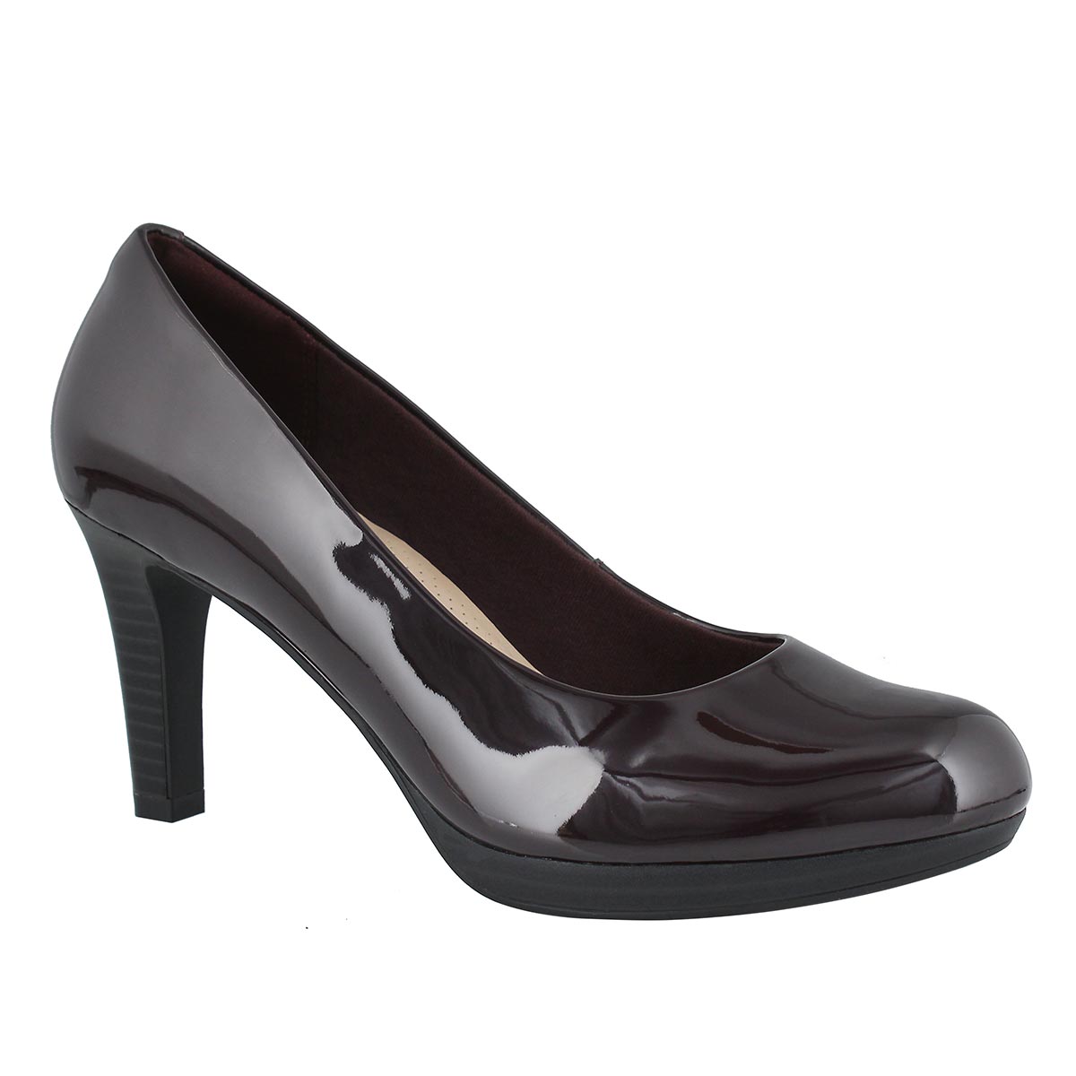 Lds Adriel Viola aubergine dress heel